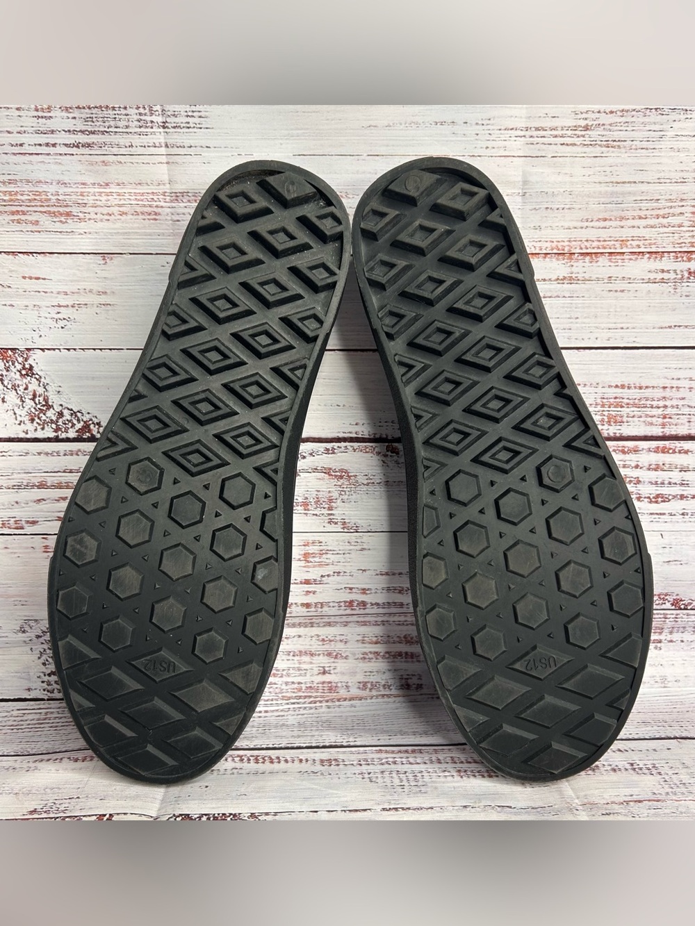 Vans Slip-On TRK Black Trek Rubber Shoes Men’s Size 12 - Picture 6 of 7